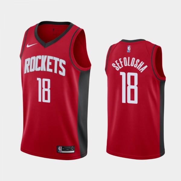 Thabo Sefolosha Houston Rockets #18 Men's Icon 2019-20 Jersey - Red